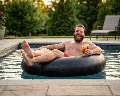 Bradley Heavy Duty Butyl Rubber Inner Tubes – Inflatable Tubes for Snow Sledding, River Floating, Pool Closing, and Whitewater Adventures