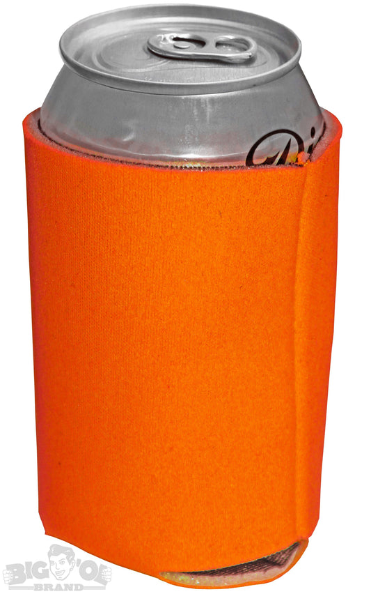 Beverage Can Cooler Blank Orange beverage coolers 12 oz. Wedding