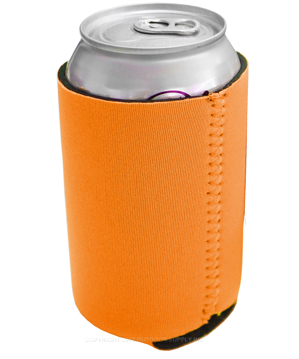 Neoprene Reversible Can Cooler Collapsible Sleeves for 12oz Cans - 1-Pack - Blank Design for any Event - Dual Sided Insulation Keeps Your Drinks Cool!