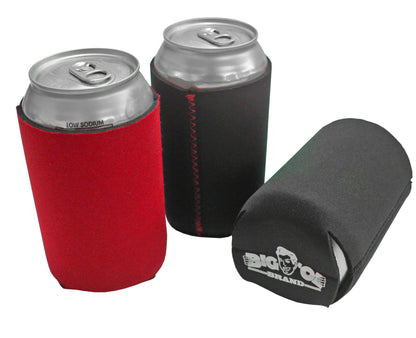 Neoprene Reversible Can Cooler Collapsible Sleeves for 12oz Cans - 1-Pack - Blank Design for any Event - Dual Sided Insulation Keeps Your Drinks Cool!