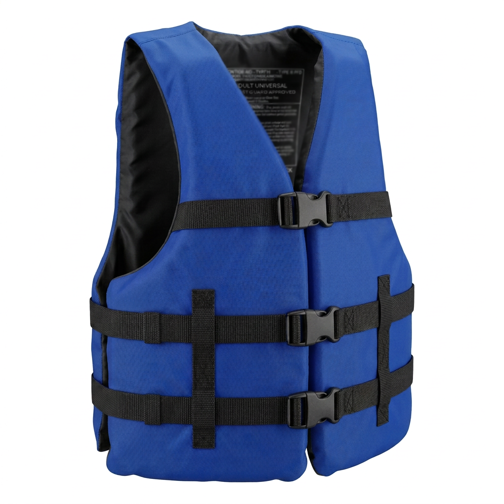 Life jacket paddle vest; Coast Guard approved Type III PFD life vest flotation device; Jet ski, wakeboard, hardshell kayak life jacket; Ideal extra life jacket for pontoon boat