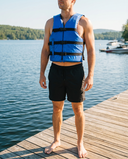 10 Pack Unbranded Life jacket paddle vest; Coast Guard approved Type III PFD life vest flotation device; Jet ski, Waterpark, kayak; Ideal extra life jacket for pontoon boat