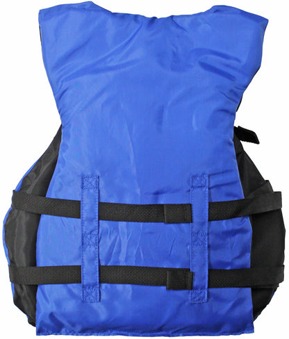Life jacket paddle vest with Leg Strap; Coast Guard approved Type III PFD flotation device; Jet ski, wakeboard, hardshell kayak life jacket; Ideal extra life jacket for pontoon boat