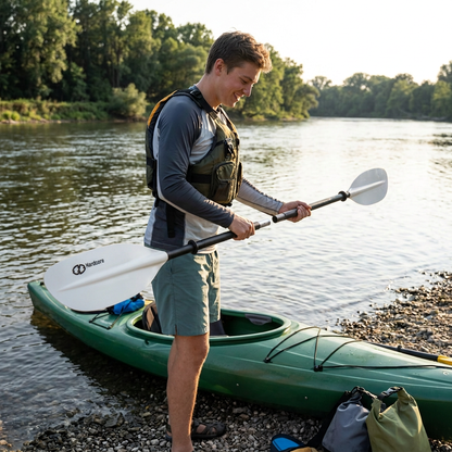 Kids Kayak Paddle for River Tubing and Water Adventures | Double-Sided Oars Ideal for Young Paddlers or on River Runs, Lakes, and Streams | Lightweight, Easy-to-Use