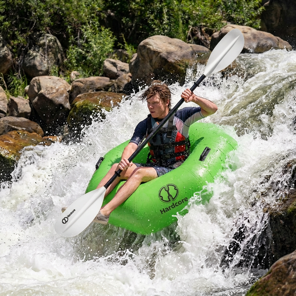Kids Kayak Paddle for River Tubing and Water Adventures | Double-Sided Oars Ideal for Young Paddlers or on River Runs, Lakes, and Streams | Lightweight, Easy-to-Use