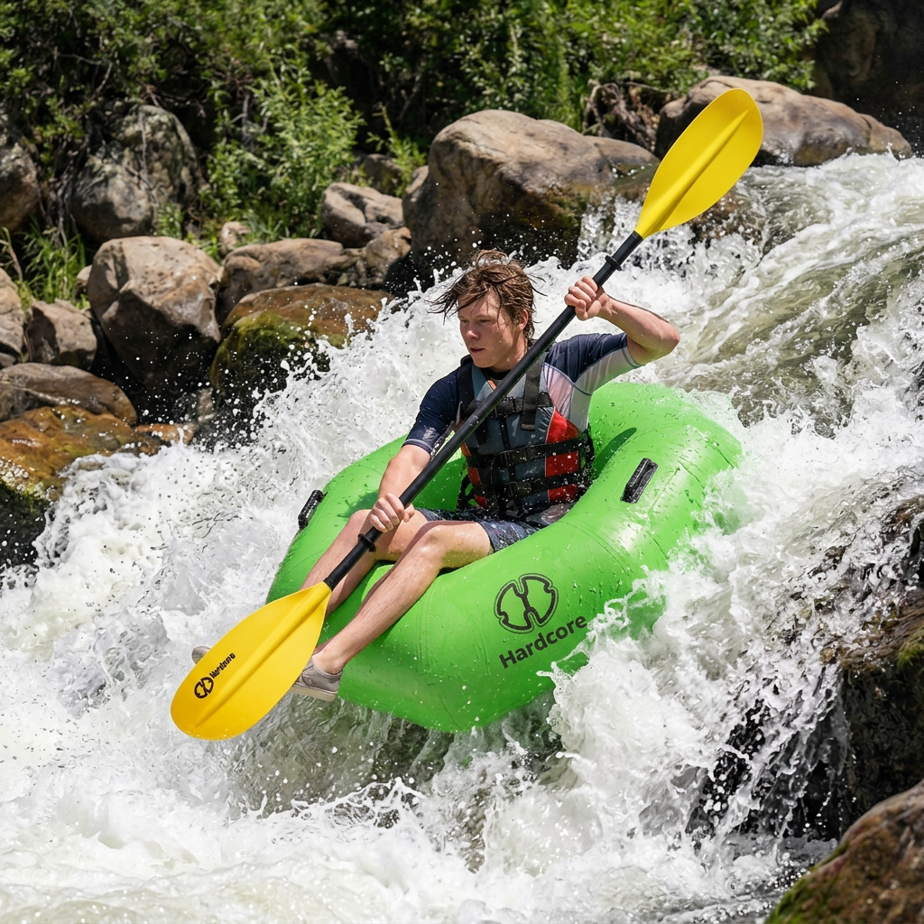 Kids Kayak Paddle for River Tubing and Water Adventures | Double-Sided Oars Ideal for Young Paddlers or on River Runs, Lakes, and Streams | Lightweight, Easy-to-Use