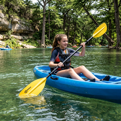 Kids Kayak Paddle for River Tubing and Water Adventures | Double-Sided Oars Ideal for Young Paddlers or on River Runs, Lakes, and Streams | Lightweight, Easy-to-Use