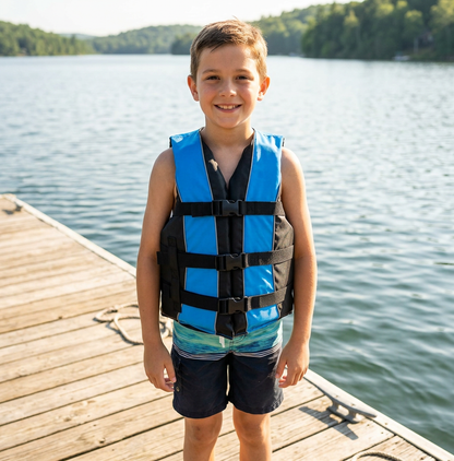 Hardcore Life Jacket Paddle Vest; Coast Guard Approved Type III PFD Life Vest Flotation Device; Jet ski, Wakeboard, Kayak; Ideal Extra Life Jacket for Your Pontoon Boat