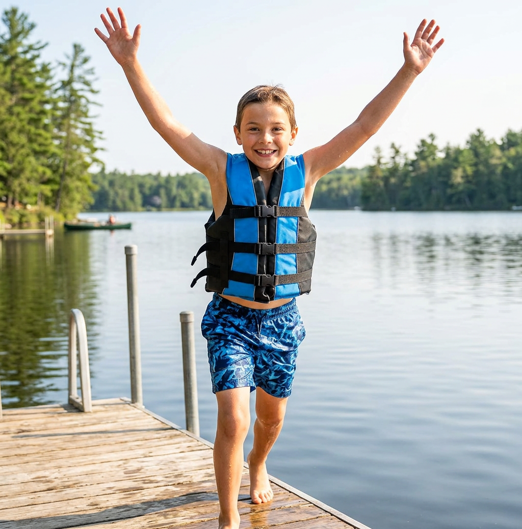 Hardcore Life Jacket Paddle Vest; Coast Guard Approved Type III PFD Life Vest Flotation Device; Jet ski, Wakeboard, Kayak; Ideal Extra Life Jacket for Your Pontoon Boat