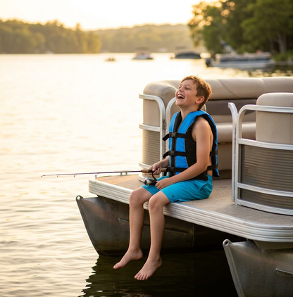 Hardcore Life Jacket Paddle Vest; Coast Guard Approved Type III PFD Life Vest Flotation Device; Jet ski, Wakeboard, Kayak; Ideal Extra Life Jacket for Your Pontoon Boat