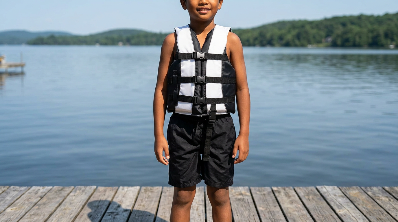 Hardcore life jacket paddle vest; Coast Guard approved Type III PFD life vest flotation device; Jet ski, wakeboard, kayak; Ideal extra life jacket for your pontoon boat w/ Leg Strap