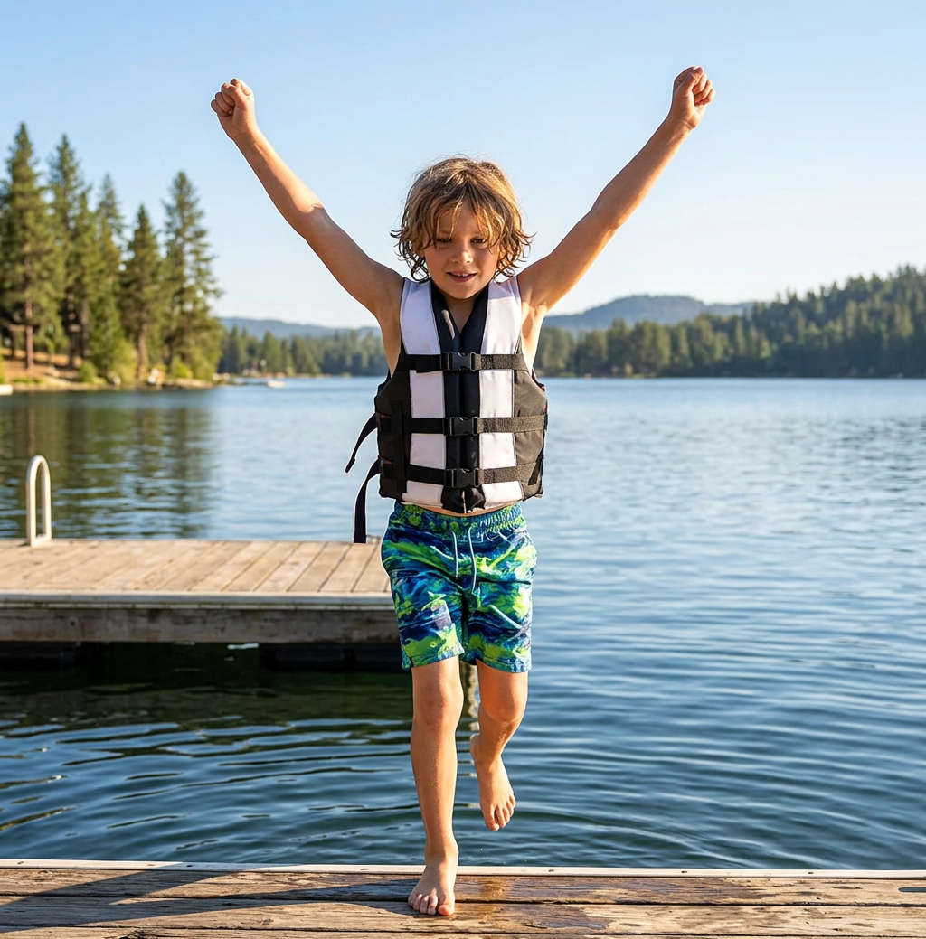 Hardcore Life Jacket Paddle Vest; Coast Guard Approved Type III PFD Life Vest Flotation Device; Jet ski, Wakeboard, Kayak; Ideal Extra Life Jacket for Your Pontoon Boat