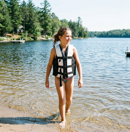 Hardcore Life Jacket Paddle Vest; Coast Guard Approved Type III PFD Life Vest Flotation Device; Jet ski, Wakeboard, Kayak; Ideal Extra Life Jacket for Your Pontoon Boat
