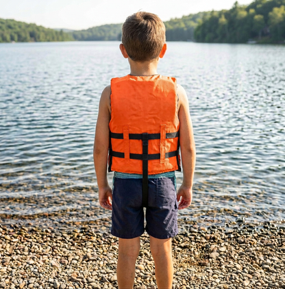 Hardcore life jacket paddle vest; Coast Guard approved Type III PFD life vest flotation device; Jet ski, wakeboard, kayak; Ideal extra life jacket for your pontoon boat w/ Leg Strap