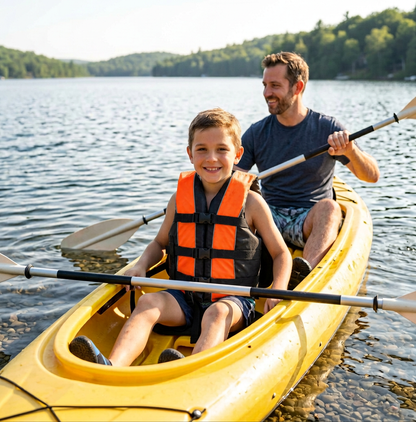 Hardcore life jacket paddle vest; Coast Guard approved Type III PFD life vest flotation device; Jet ski, wakeboard, kayak; Ideal extra life jacket for your pontoon boat w/ Leg Strap