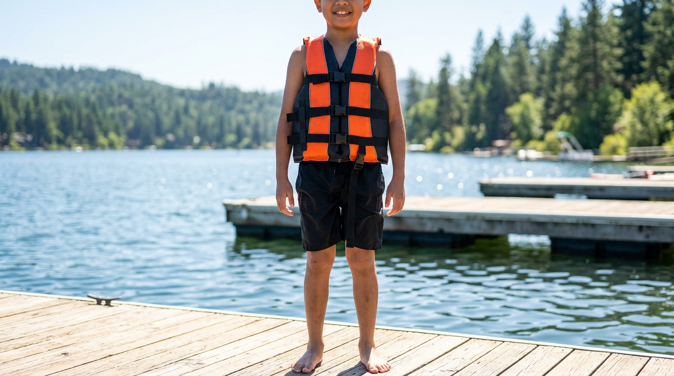 Hardcore life jacket paddle vest; Coast Guard approved Type III PFD life vest flotation device; Jet ski, wakeboard, kayak; Ideal extra life jacket for your pontoon boat w/ Leg Strap