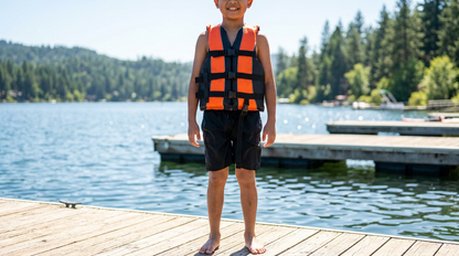 Hardcore life jacket paddle vest; Coast Guard approved Type III PFD life vest flotation device; Jet ski, wakeboard, kayak; Ideal extra life jacket for your pontoon boat w/ Leg Strap