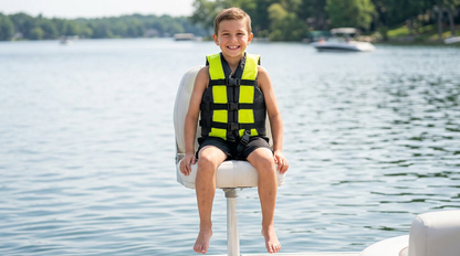 Hardcore life jacket paddle vest; Coast Guard approved Type III PFD life vest flotation device; Jet ski, wakeboard, kayak; Ideal extra life jacket for your pontoon boat w/ Leg Strap