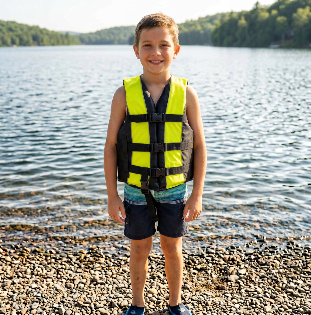 Hardcore life jacket paddle vest; Coast Guard approved Type III PFD life vest flotation device; Jet ski, wakeboard, kayak; Ideal extra life jacket for your pontoon boat w/ Leg Strap