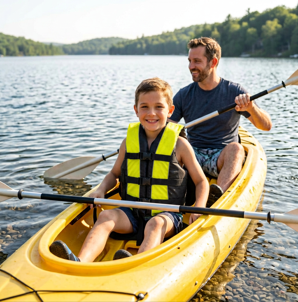 Hardcore life jacket paddle vest; Coast Guard approved Type III PFD life vest flotation device; Jet ski, wakeboard, kayak; Ideal extra life jacket for your pontoon boat w/ Leg Strap