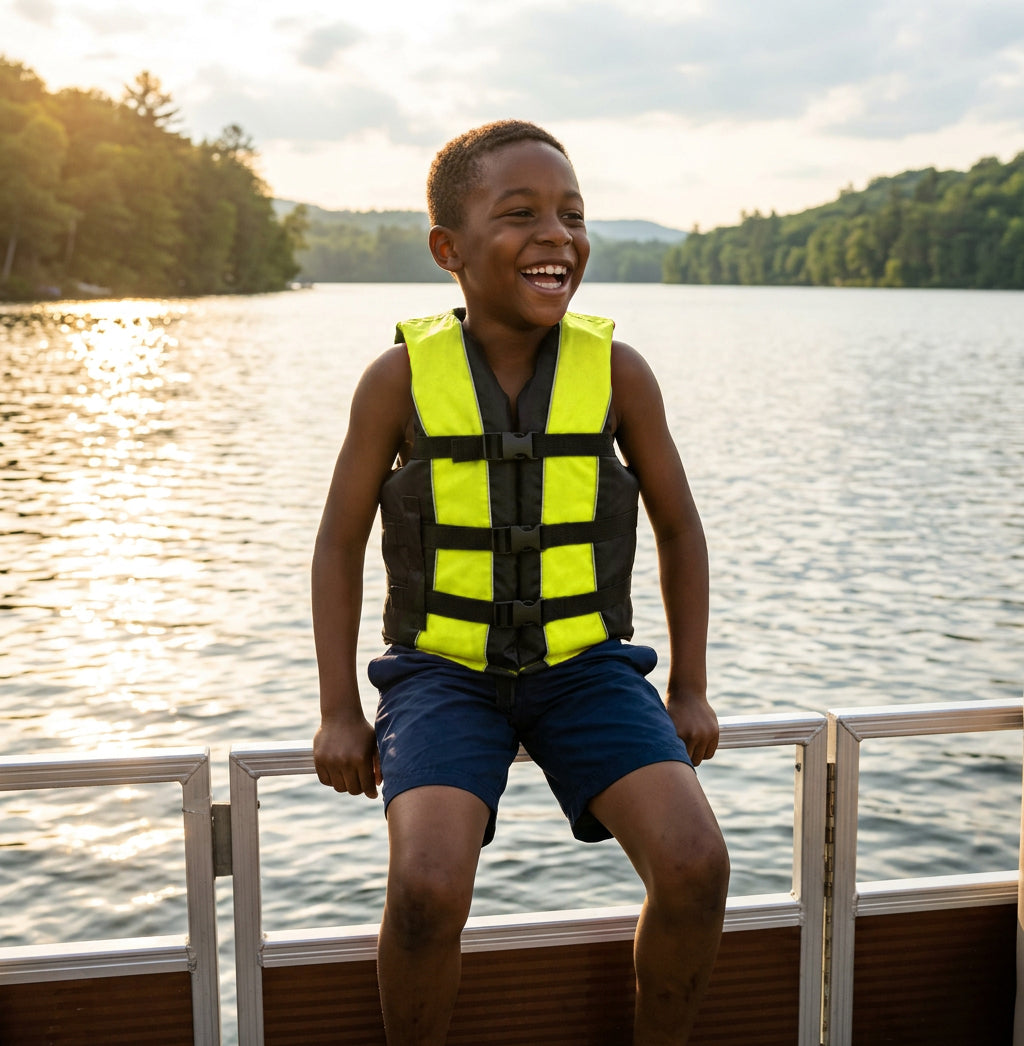 Hardcore Life Jacket Paddle Vest; Coast Guard Approved Type III PFD Life Vest Flotation Device; Jet ski, Wakeboard, Kayak; Ideal Extra Life Jacket for Your Pontoon Boat
