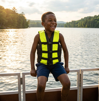 Hardcore Life Jacket Paddle Vest; Coast Guard Approved Type III PFD Life Vest Flotation Device; Jet ski, Wakeboard, Kayak; Ideal Extra Life Jacket for Your Pontoon Boat