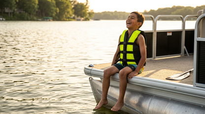 Hardcore Life Jacket Paddle Vest; Coast Guard Approved Type III PFD Life Vest Flotation Device; Jet ski, Wakeboard, Kayak; Ideal Extra Life Jacket for Your Pontoon Boat