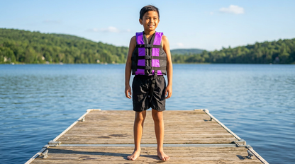 Hardcore life jacket paddle vest; Coast Guard approved Type III PFD life vest flotation device; Jet ski, wakeboard, kayak; Ideal extra life jacket for your pontoon boat w/ Leg Strap