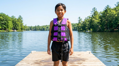 Hardcore life jacket paddle vest; Coast Guard approved Type III PFD life vest flotation device; Jet ski, wakeboard, kayak; Ideal extra life jacket for your pontoon boat w/ Leg Strap