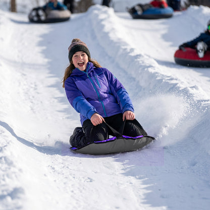 Bradley Flexible Snow Saucer - Lightweight Padded Insert Cushion for Bradley Snow Tubes, Winter Sled, 24" or 36" Size, RapidGlide Technology for Smooth Ride