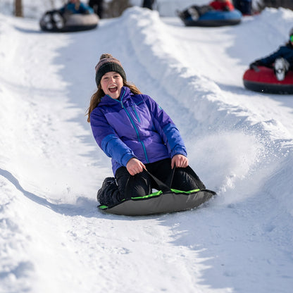Bradley Flexible Snow Saucer - Lightweight Padded Insert Cushion for Bradley Snow Tubes, Winter Sled, 24" or 36" Size, RapidGlide Technology for Smooth Ride