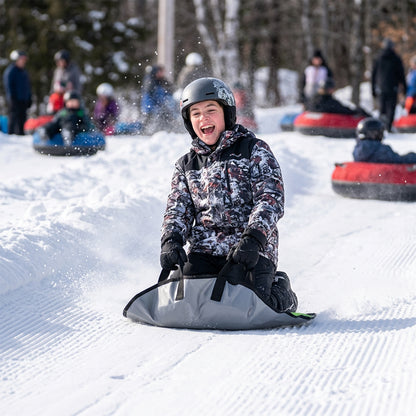 Bradley Flexible Snow Saucer - Lightweight Padded Insert Cushion for Bradley Snow Tubes, Winter Sled, 24" or 36" Size, RapidGlide Technology for Smooth Ride