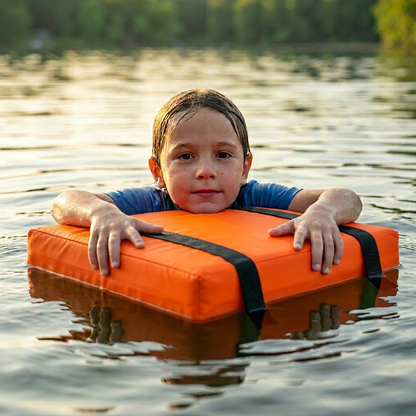 Bradley Type IV Boat Cushion USCG Approved Throwable Flotation Device; Coast Guard approved throw preserver with foam cushion; throwable boat seat safety device