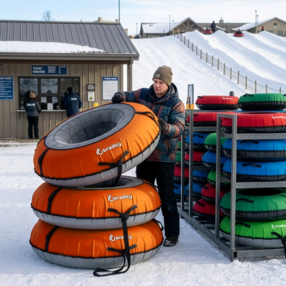 Bradley Heavy-Duty Snow Tube with Reinforced Cover