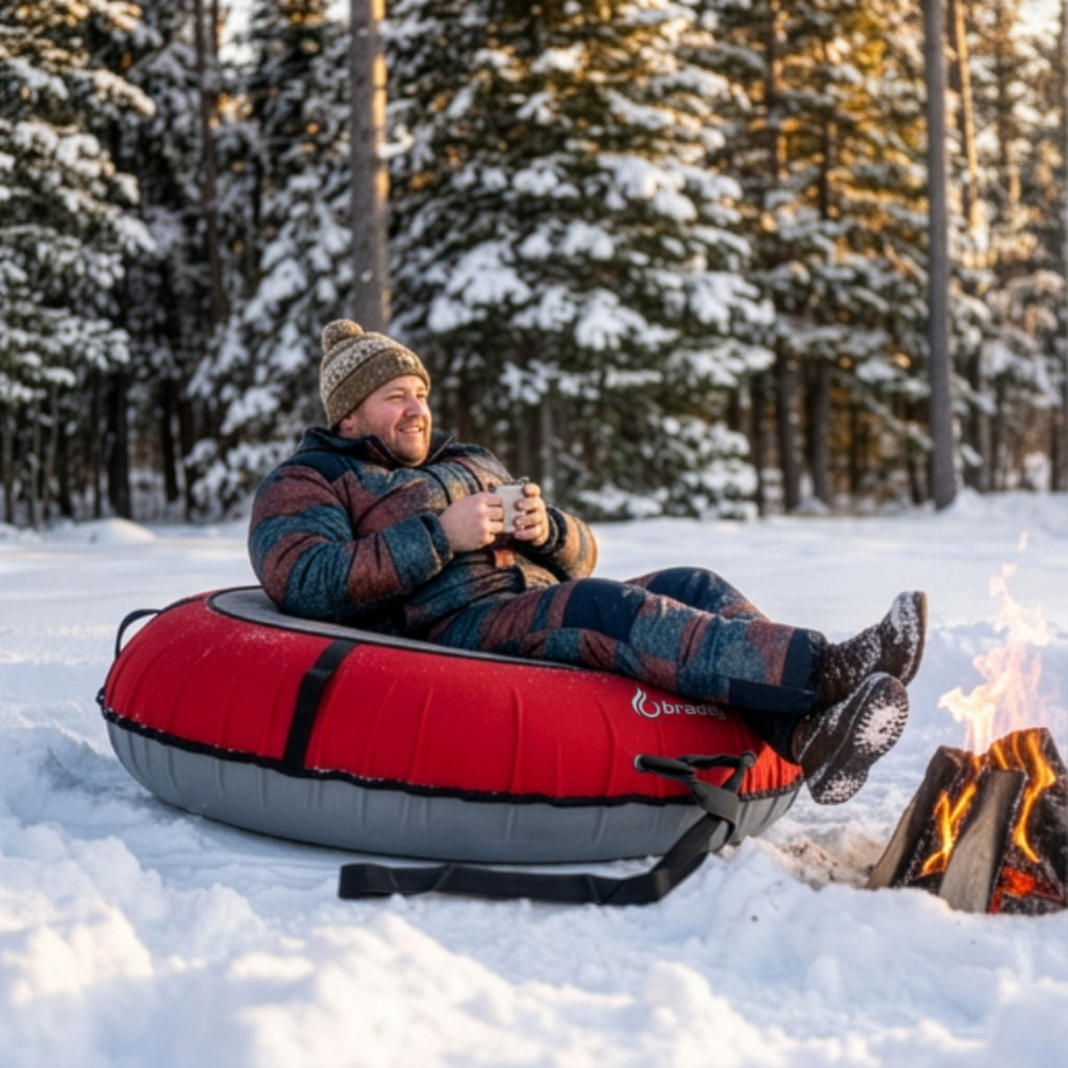 Bradley Heavy-Duty Snow Tube with Reinforced Cover