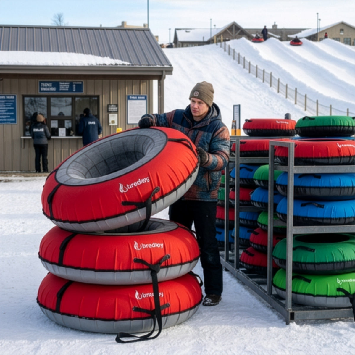 Bradley Heavy-Duty Snow Tube with Reinforced Cover
