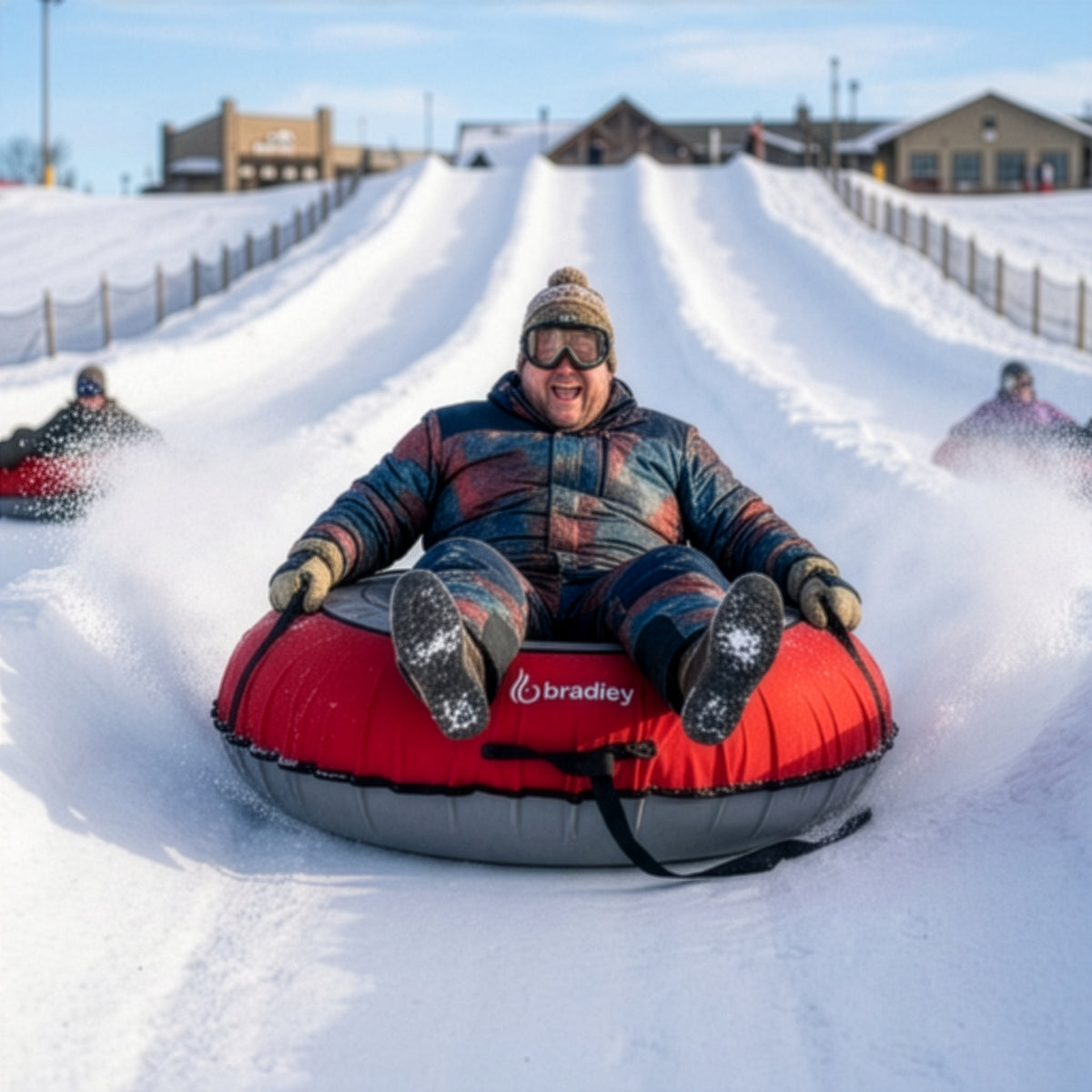Bradley Heavy-Duty Deluxe Snow Tube with Reinforced Cover