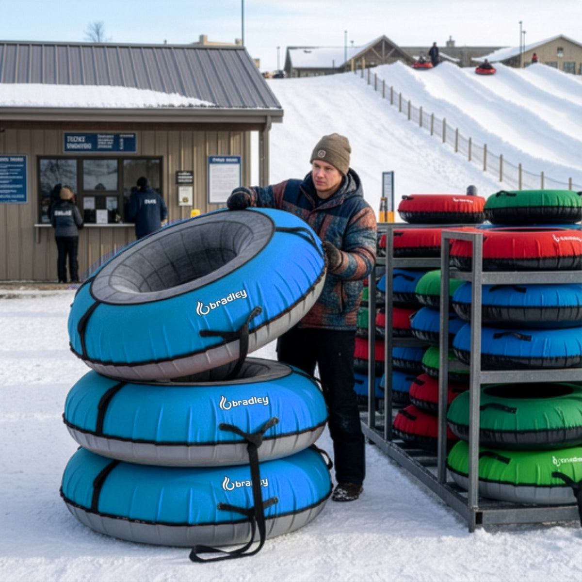 Bradley Heavy-Duty Snow Tube with Reinforced Cover