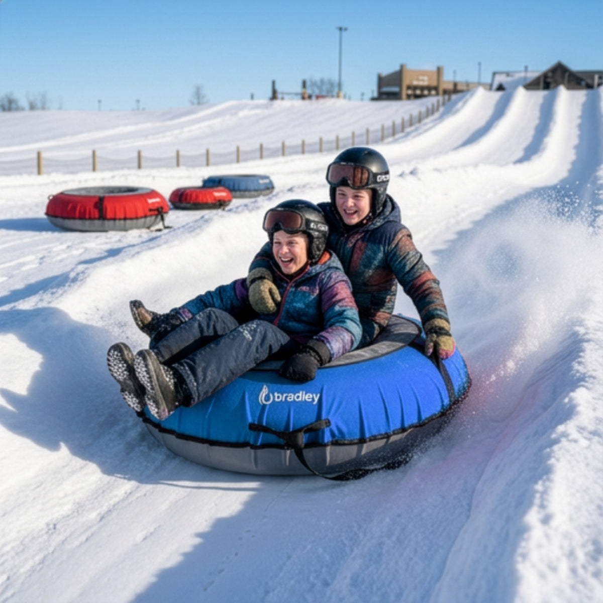 Bradley Heavy-Duty Deluxe Snow Tube with Reinforced Cover