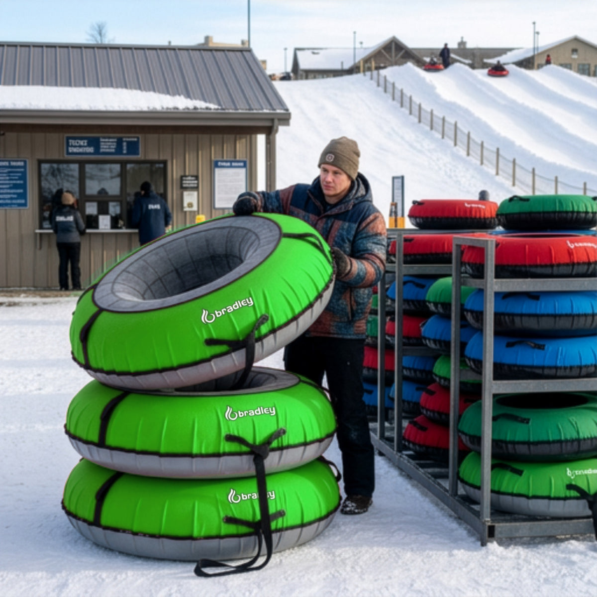 Bradley Heavy-Duty Snow Tube with Reinforced Cover