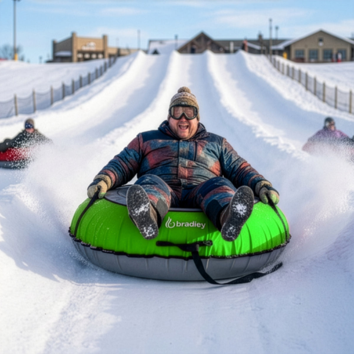 Bradley Heavy-Duty Deluxe Snow Tube with Reinforced Cover