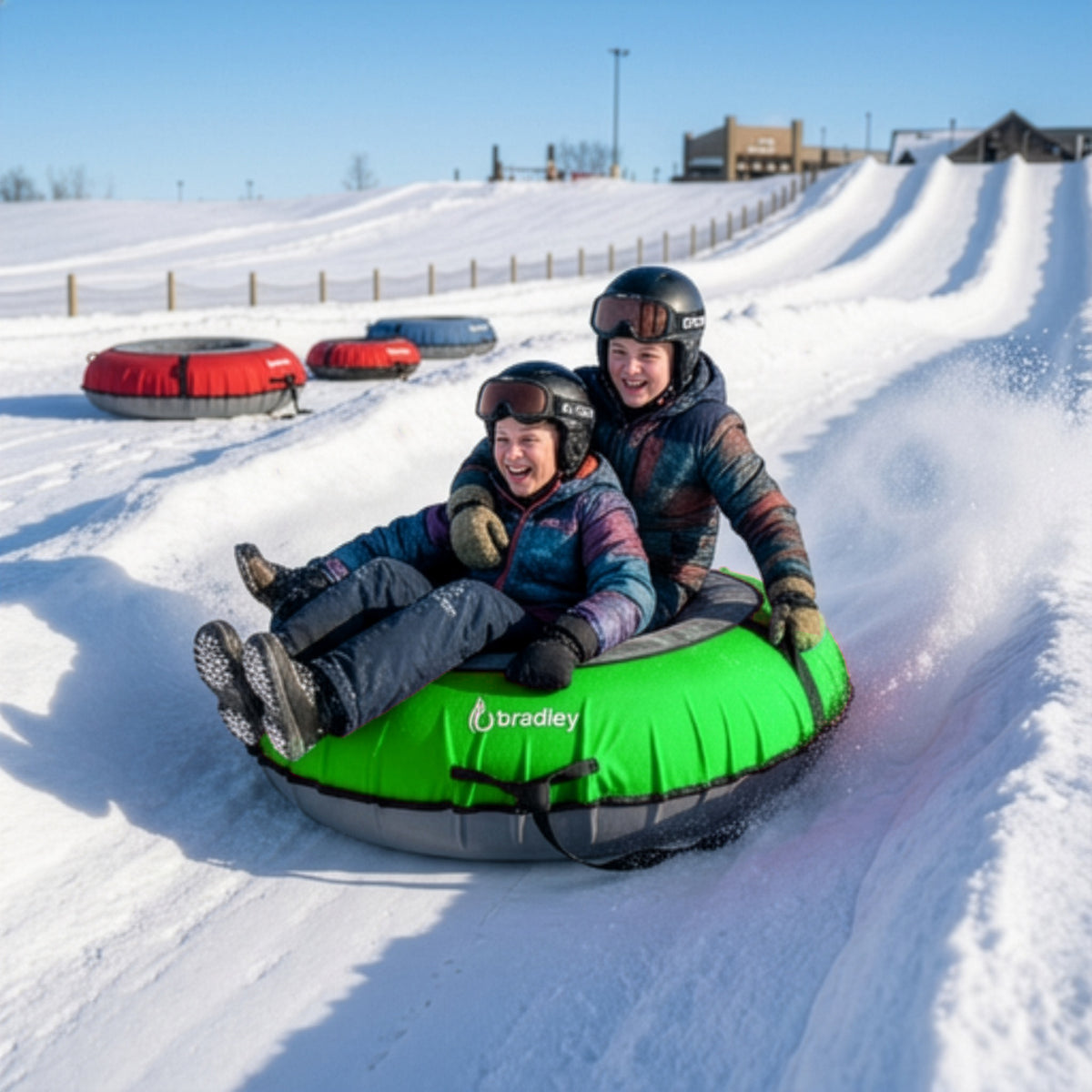 Bradley Heavy-Duty Deluxe Snow Tube with Reinforced Cover