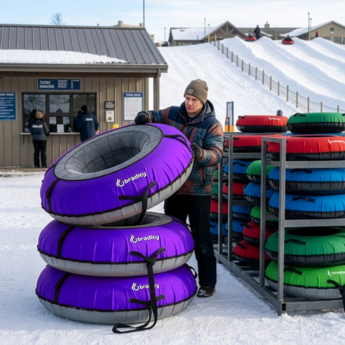 Bradley Heavy-Duty Snow Tube with Reinforced Cover