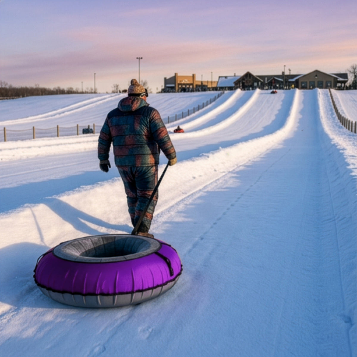 Bradley Heavy-Duty Deluxe Snow Tube with Reinforced Cover