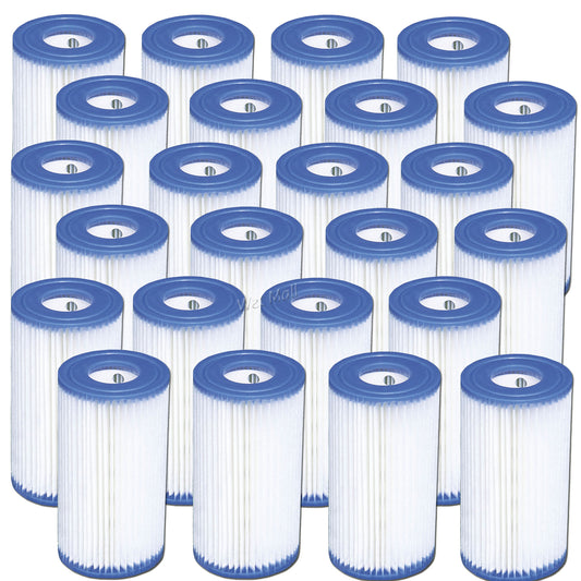 Intex Pool Easy Set Type A Replacement Filter Pump Cartridge (24 Pack) | 29000E