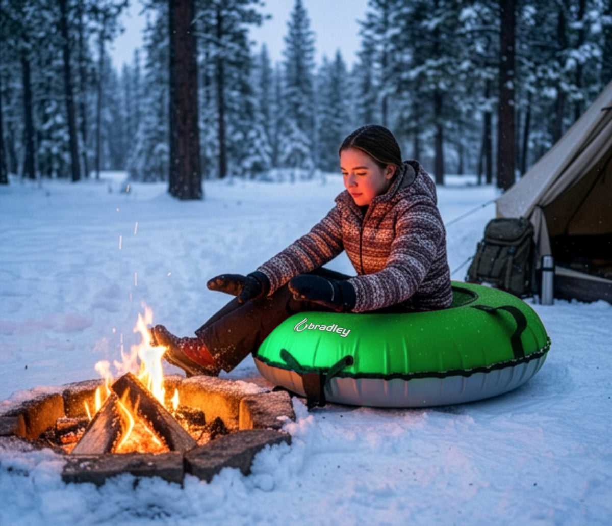 Bradley Heavy-Duty Deluxe Snow Tube with Reinforced Cover