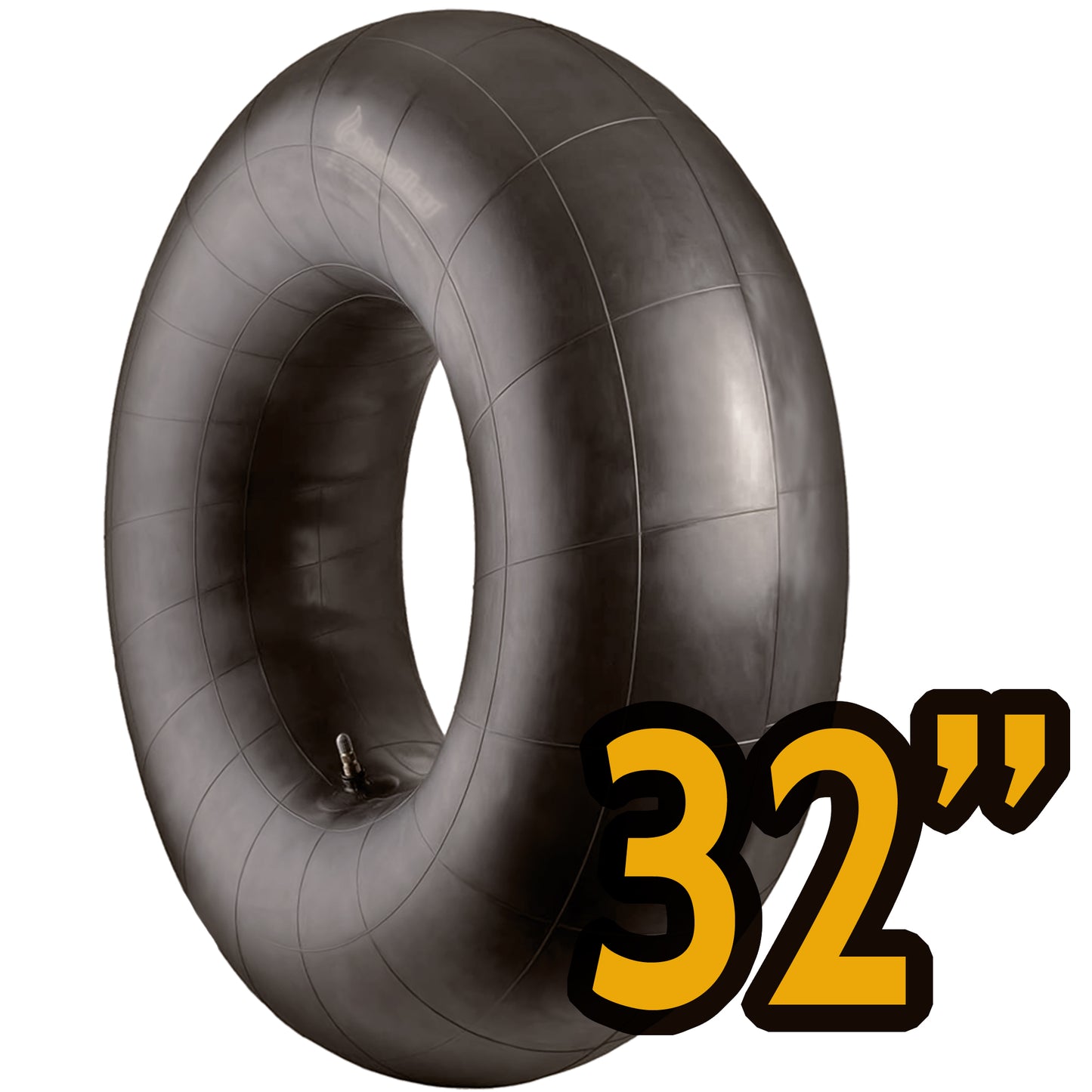 Bradley Heavy Duty Rubber Inner Tube for Floating River | Snow Tube; Heavy duty pool float for kids; pool tube closing; large lake floats for kids (32 inch inflated)