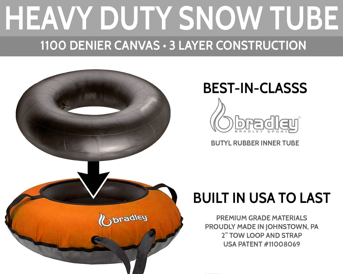 Bradley Heavy-Duty Snow Tube with Reinforced Cover