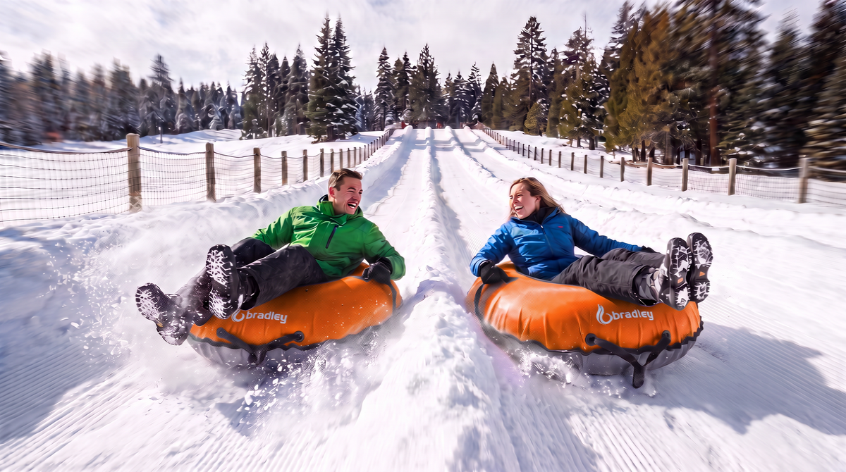 Bradley Heavy-Duty Deluxe Snow Tube with Reinforced Cover