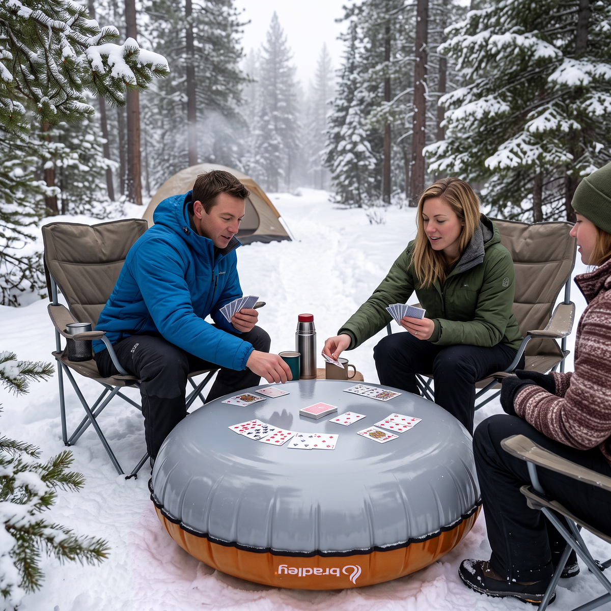 Bradley Heavy-Duty Deluxe Snow Tube with Reinforced Cover